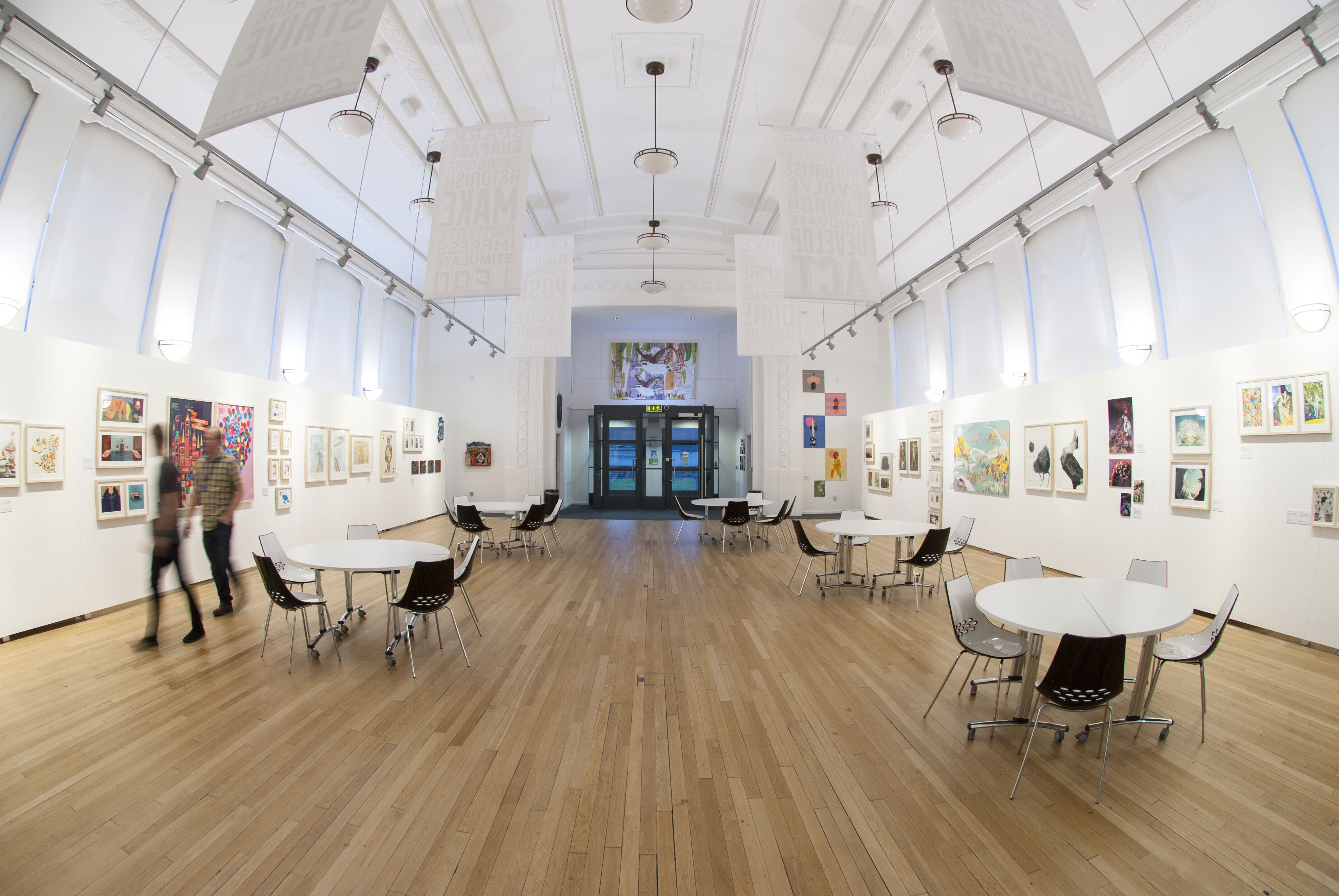 Image showing the interior of The Gallery at Blackpool School of Arts